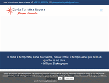 Tablet Screenshot of guidaturisticaragusa.it